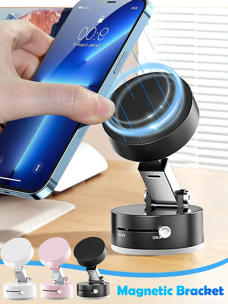 Mini Vacuum Magnetic Suction Cup Holder