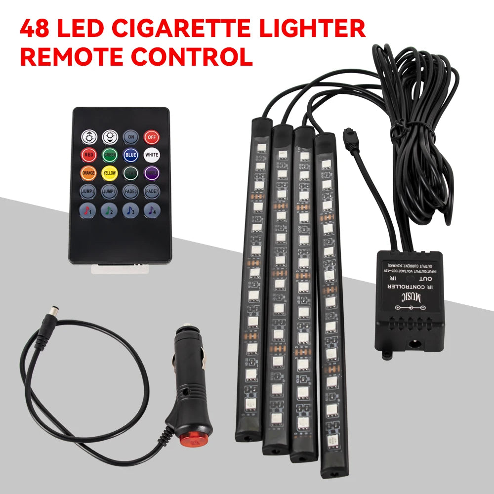 Neon 36 48 72 LED Car