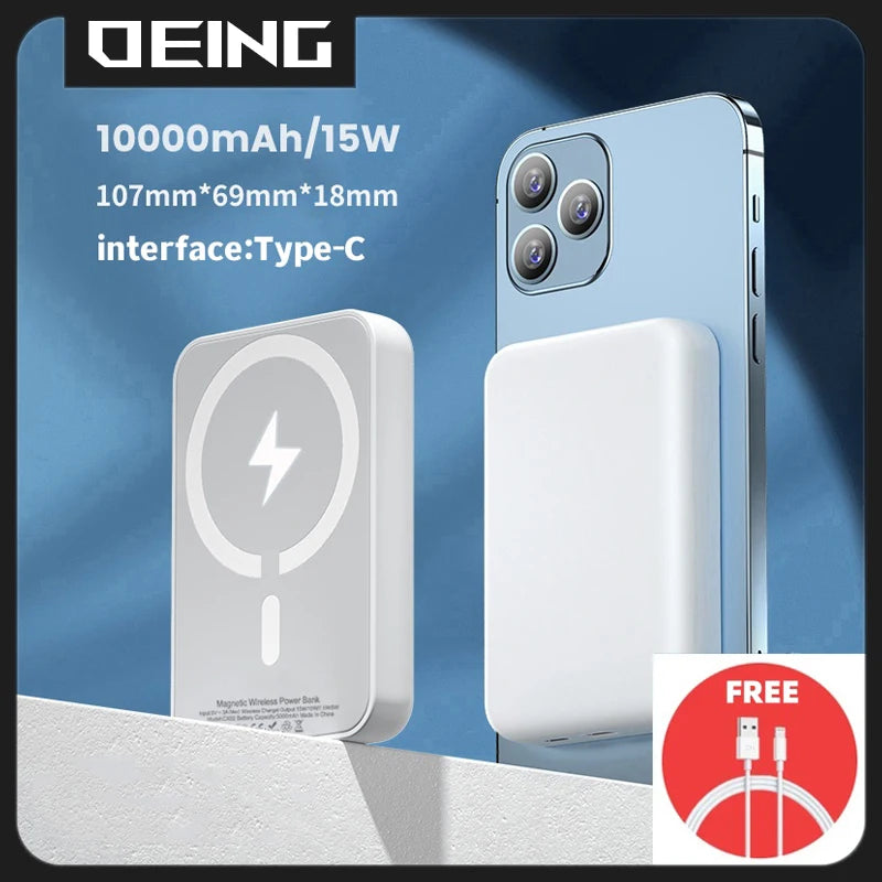 Magnetic Powerbank Wireless Fast Charger for Apple