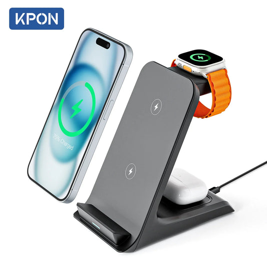 KPON 3 in 1 Wireless Charger Stand