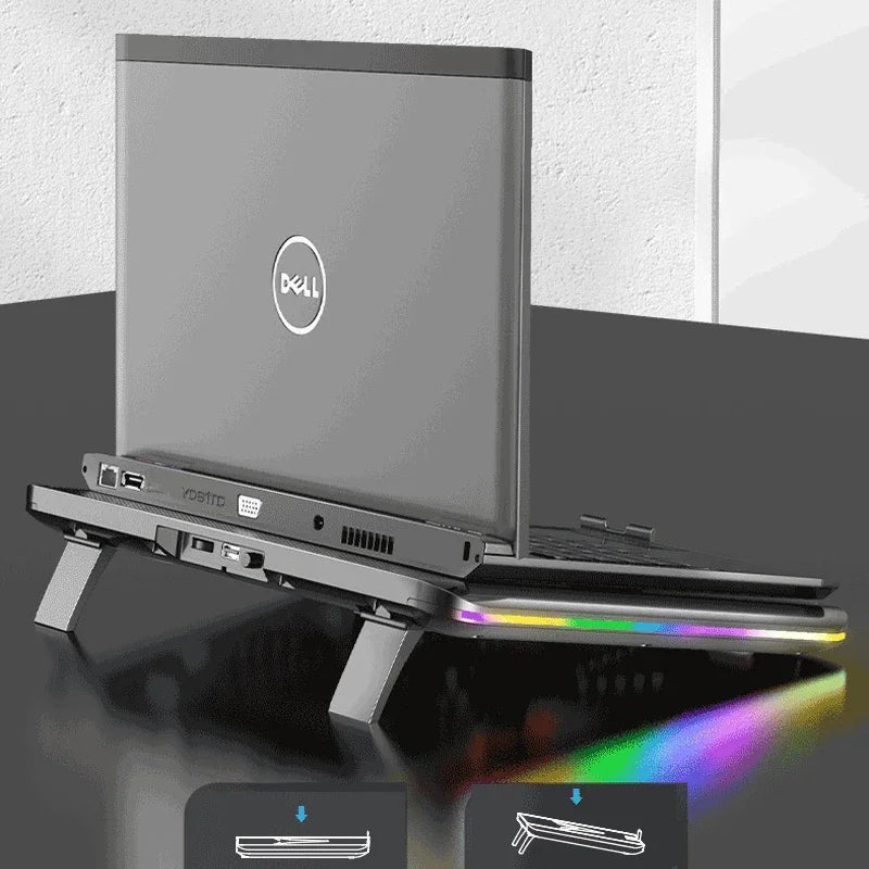 RGB Lighting Laptop Cooling Pad