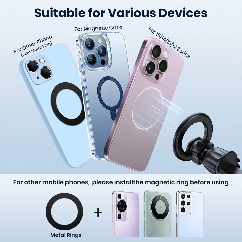TOPK for Magsafe Car Mount,Magnetic Phone Holder