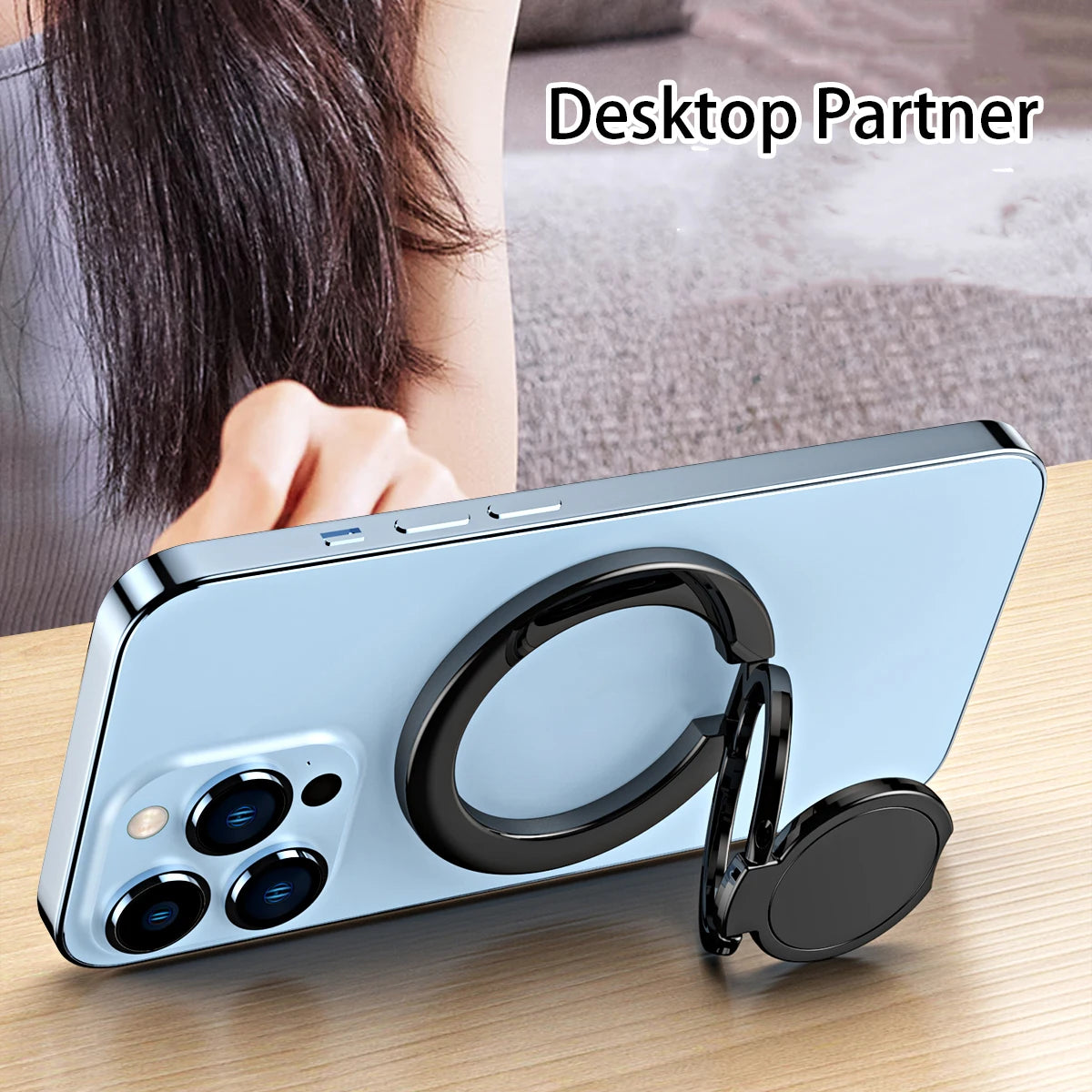 Strong Magnetic Mobile Phone Finger Ring Holder