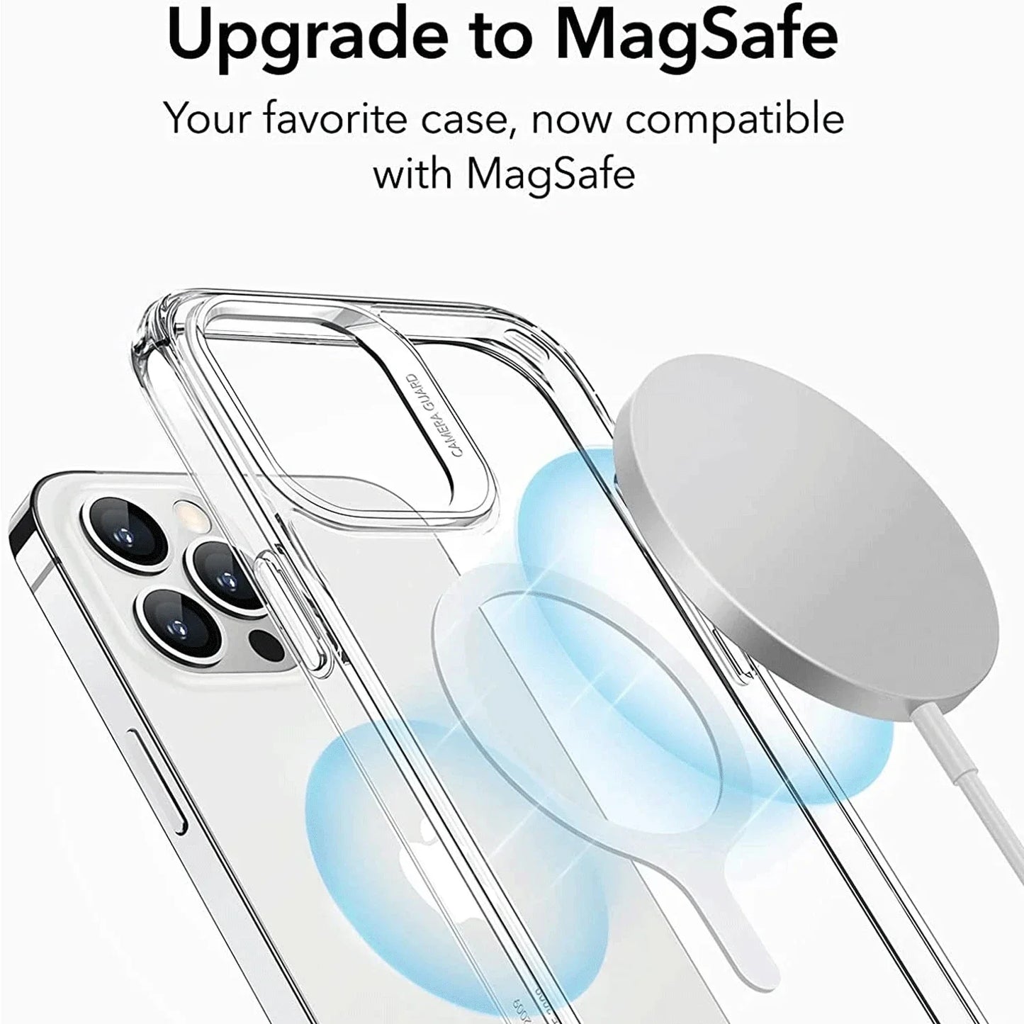 Universal iPhone Wireless Charging Cellphone Round Metal Plate Ring
