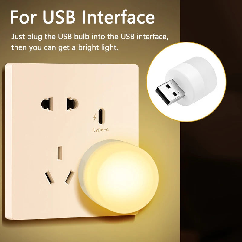 USB Plug Lamp Night Light