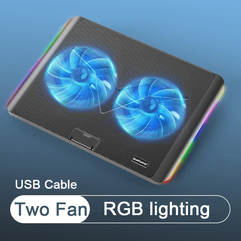 RGB Lighting Laptop Cooling Pad