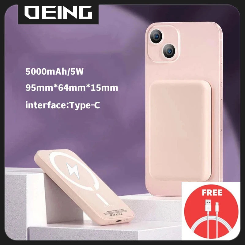 Magnetic Powerbank Wireless Fast Charger for Apple
