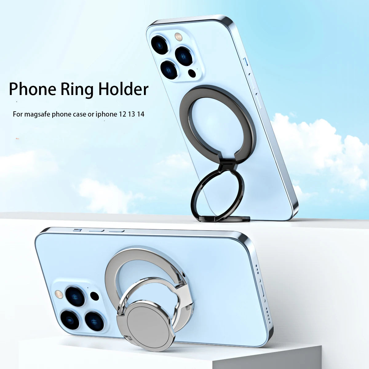 Strong Magnetic Mobile Phone Finger Ring Holder