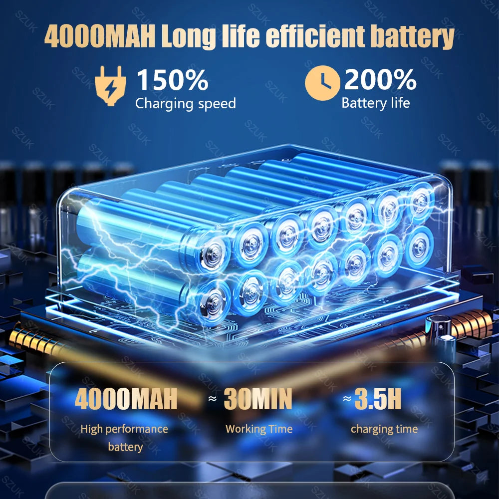 98000PA Mini Car Vacuum Cleaner