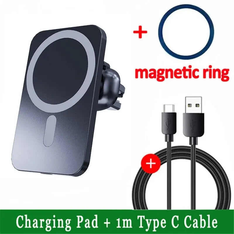 30W Magnetic Car Wireless Charger