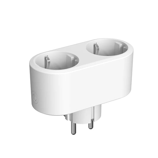 Tuya Wifi Smart Dual Plug Socket