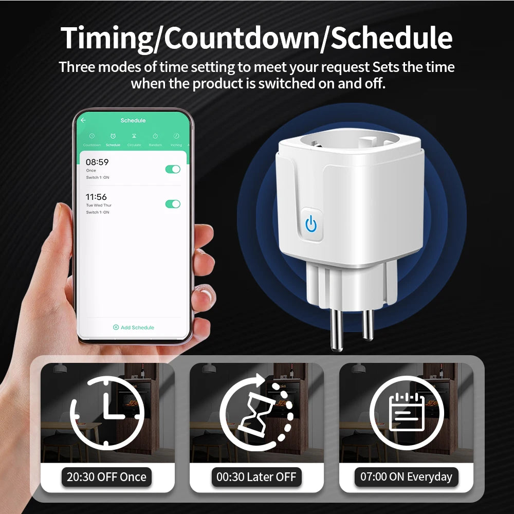 TNCE TUYA Smart Plug WiFi/Zigbee Socket