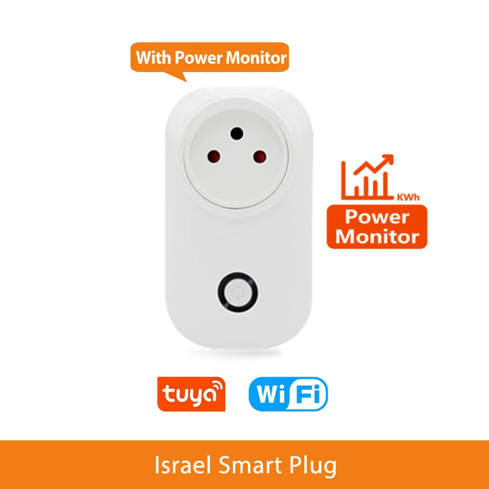 Tuya Smart Socket IsraeL Plug 16A
