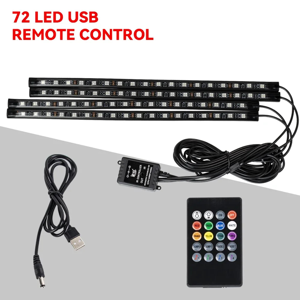 Neon 36 48 72 LED Car