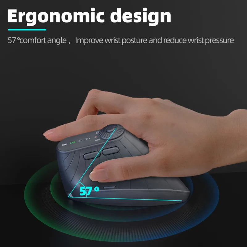 Multi-Device Vertical Ergonomic Mouse