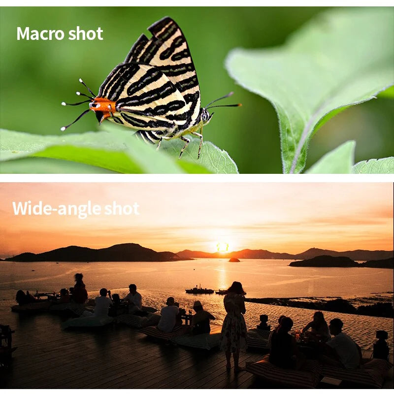 3in1 Fisheye Wide Angle Micro Camera Lens