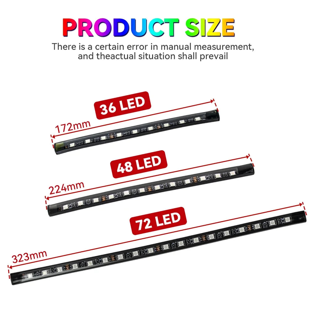 Neon 36 48 72 LED Car