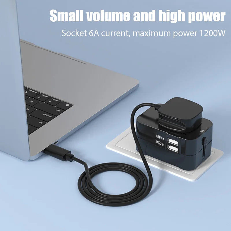 Global Universal Conversion Travel Plug USB Sockets