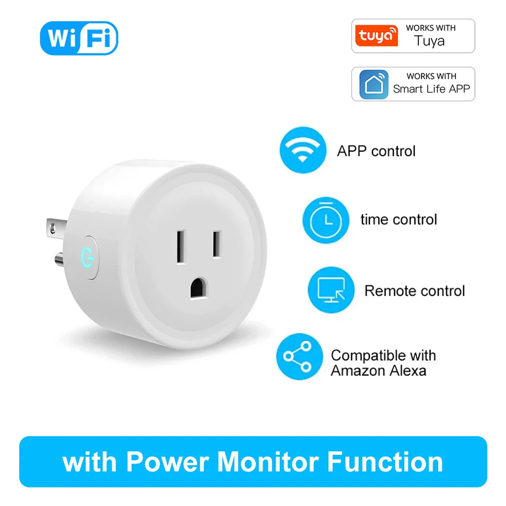 Tuya 16A Smart Plug Zigbee WiFi Socket