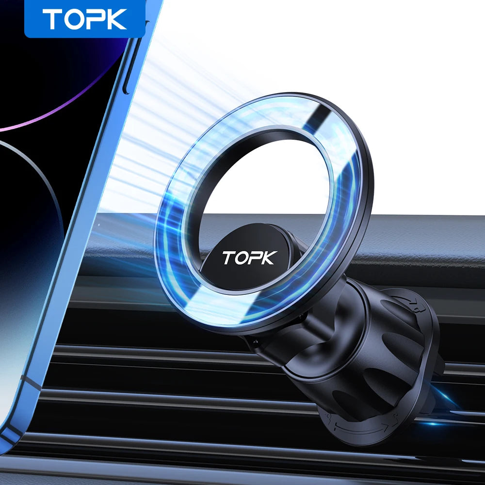 TOPK for Magsafe Car Mount,Magnetic Phone Holder