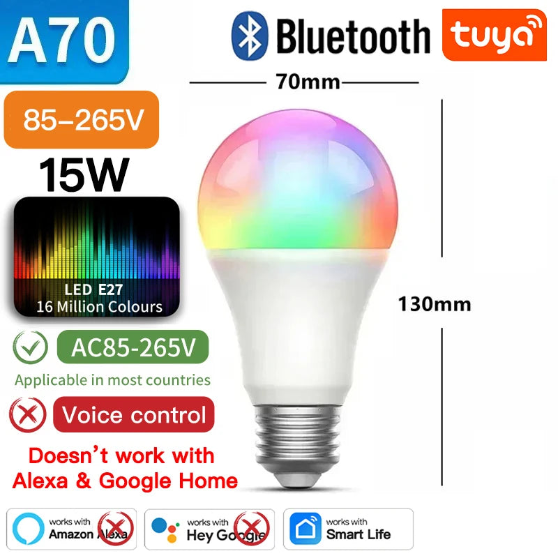 TNCE Tuya E27 Bulb Bluetooth/WIFI/Zigbee