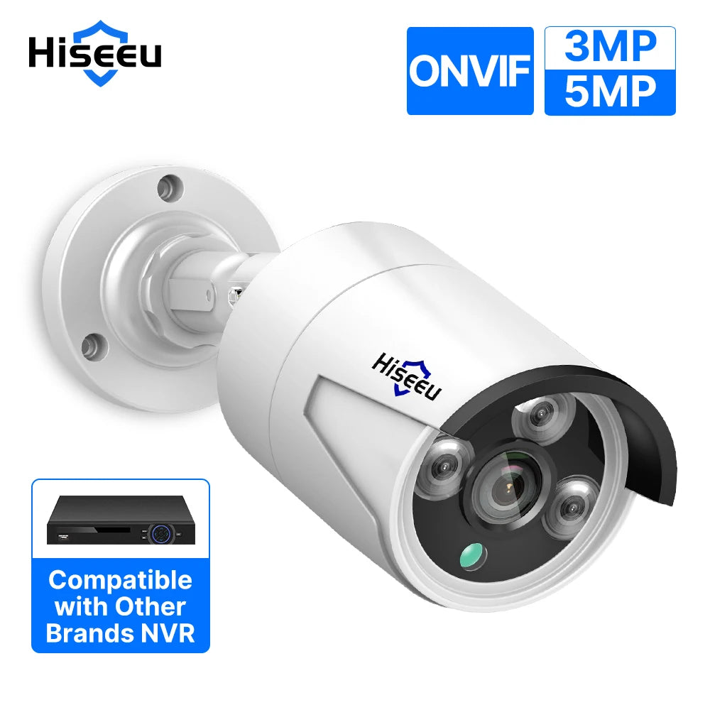 Hiseeu 5MP Audio IP Security Surveillance Camera