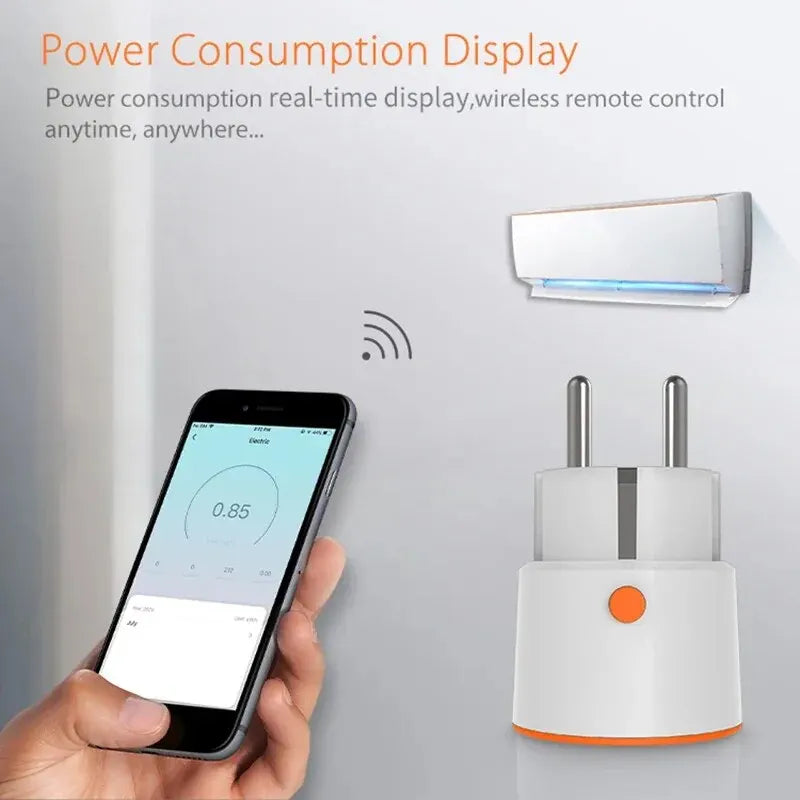 Tuya Smart Zigbee Plug Socket 3680W 16A