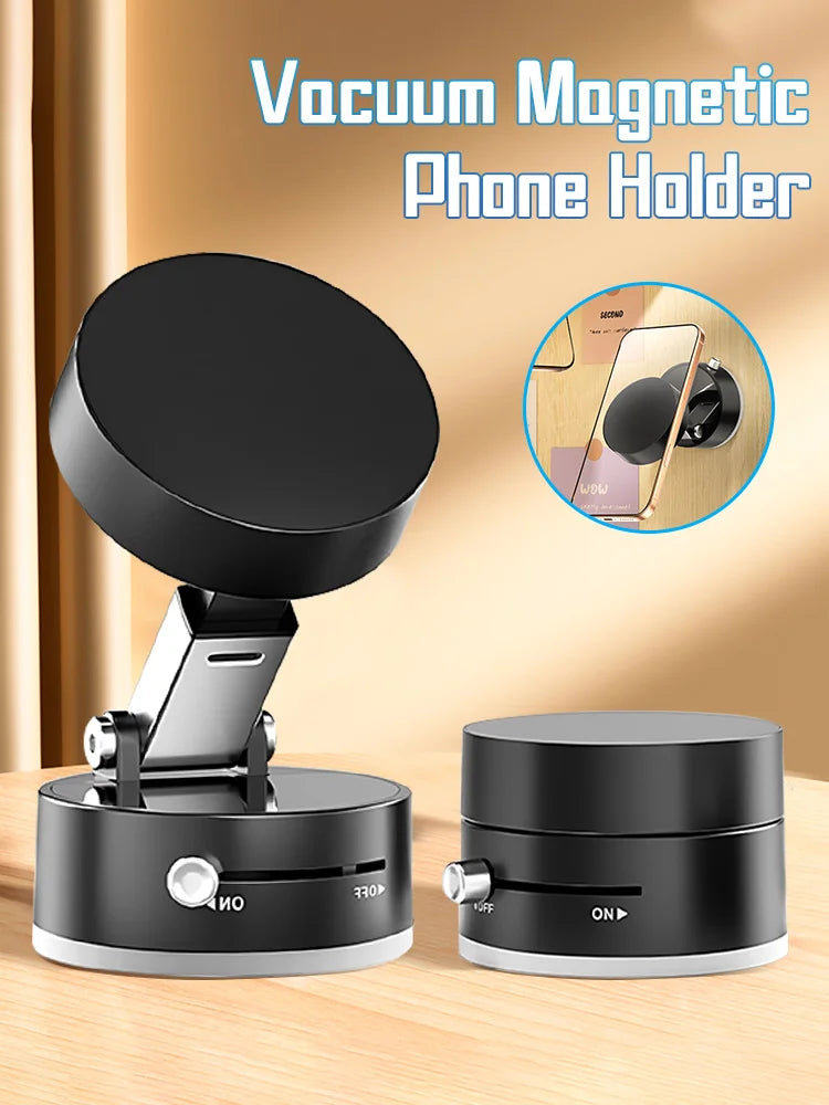 Mini Vacuum Magnetic Suction Cup Holder
