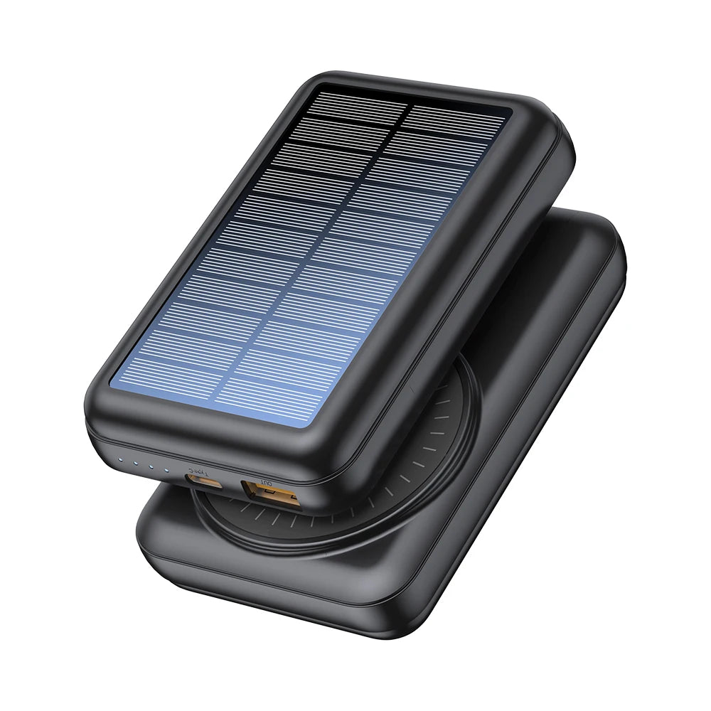 15W Solar Magnetic Power Bank 10000mAh