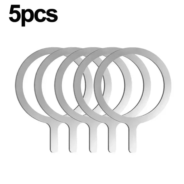 Universal iPhone Wireless Charging Cellphone Round Metal Plate Ring