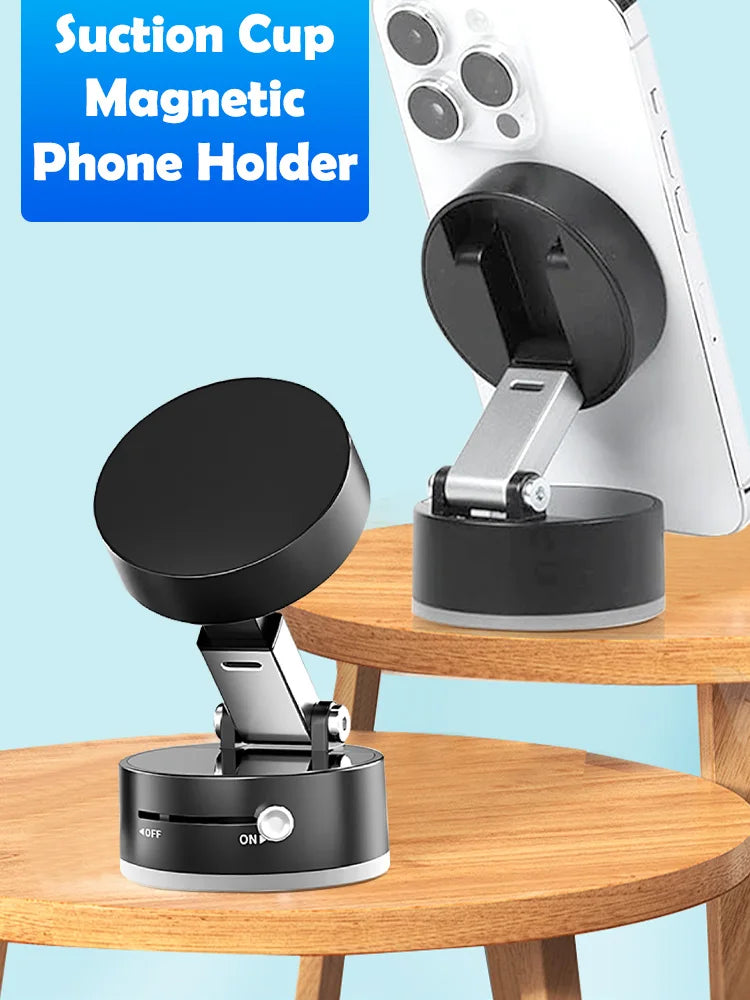 Mini Vacuum Magnetic Suction Cup Holder
