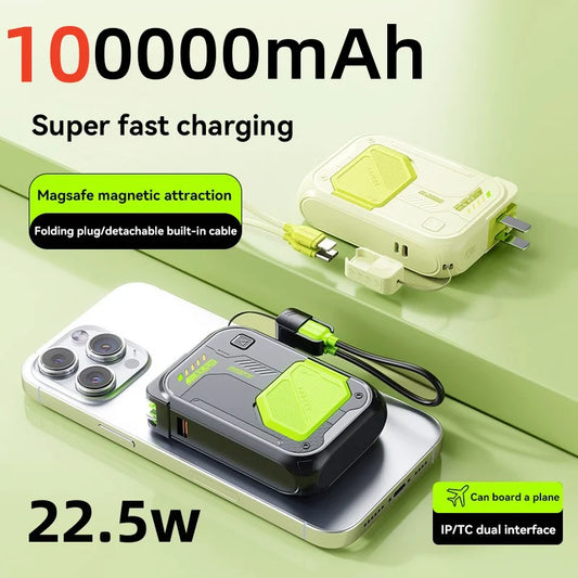 Magnetic Wireless Power Bank uper Fast Charging