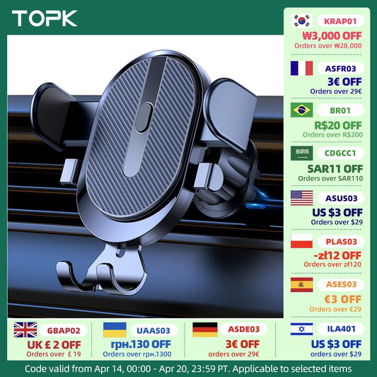 2023 TOPK Car Phone Holder Mount