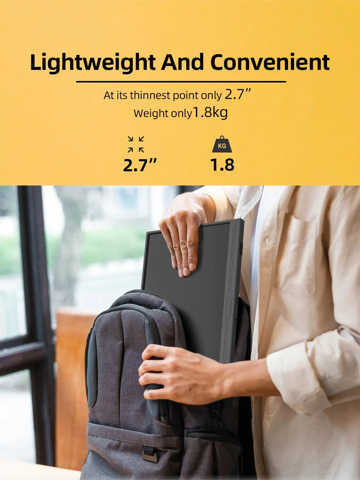 ZSUS 15.6-Inch Portable Monitor