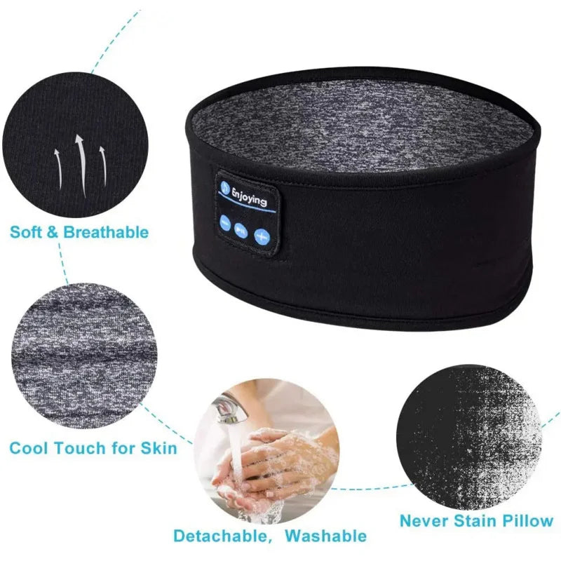 Sleep Mask Bluetooth Headphones Headband
