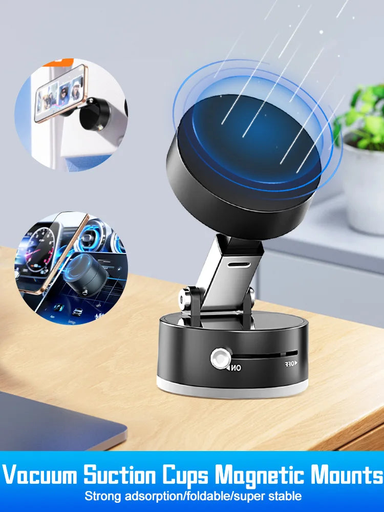 Mini Vacuum Magnetic Suction Cup Holder