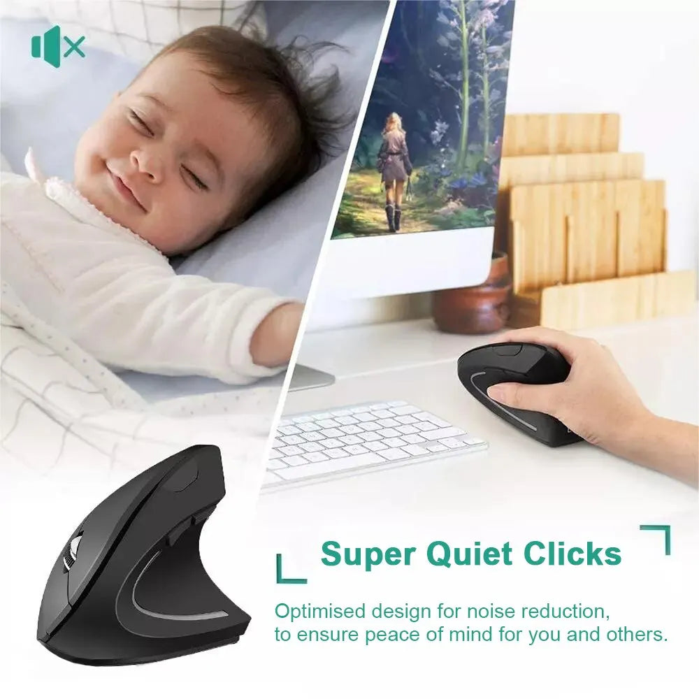 Vertical Mouse Ergonomic 2.4GHz