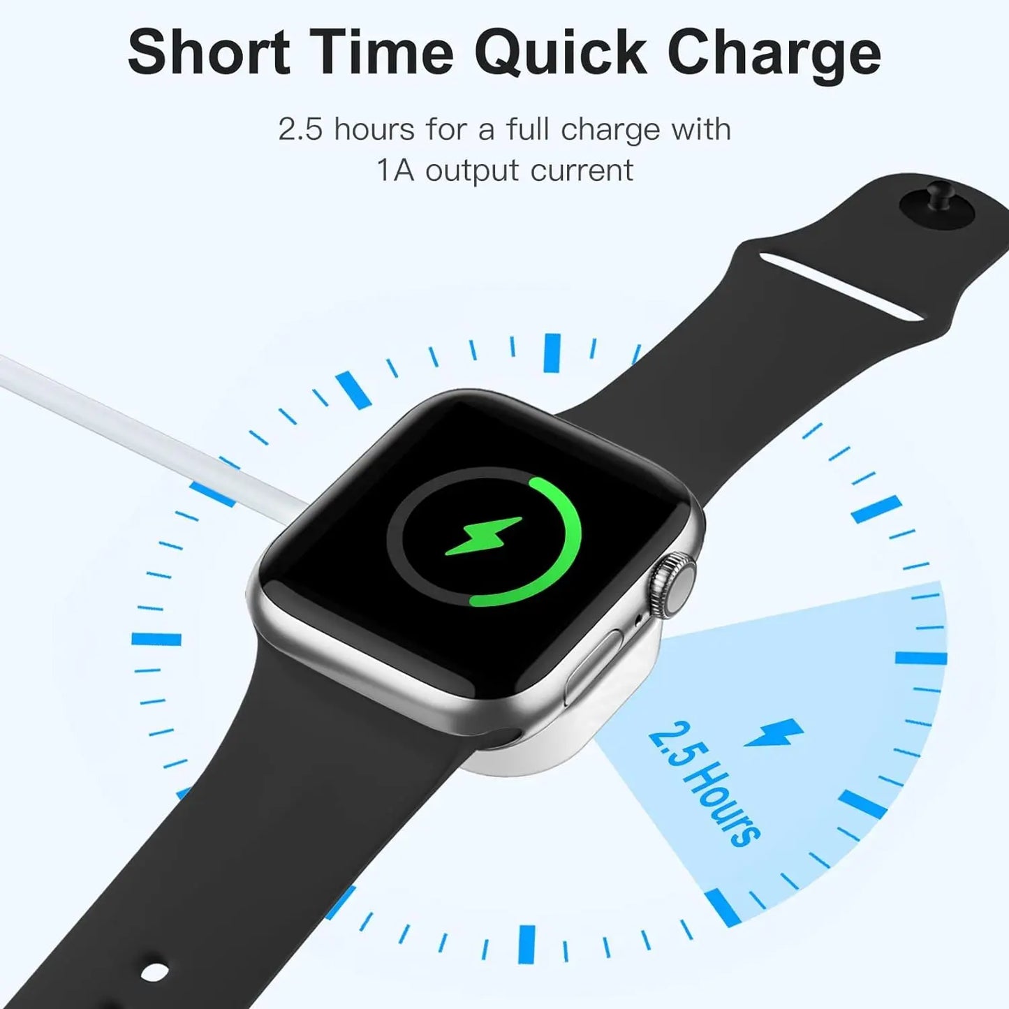 2024 Apple Watch Magnetic Wireless USB A Fast Charger for Apple Watch