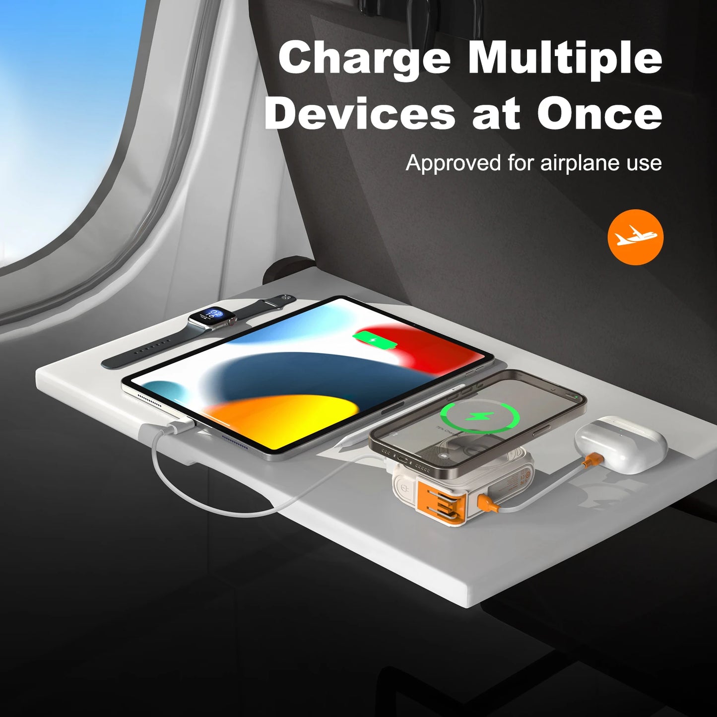 Multifunctional magnetic power bank adsorption for wireless charging