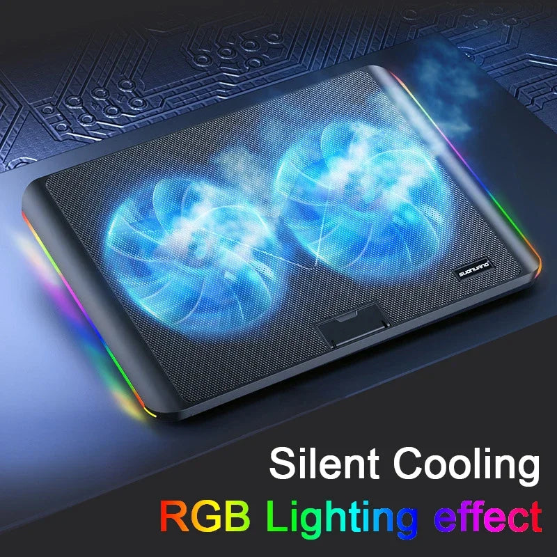 RGB Lighting Laptop Cooling Pad