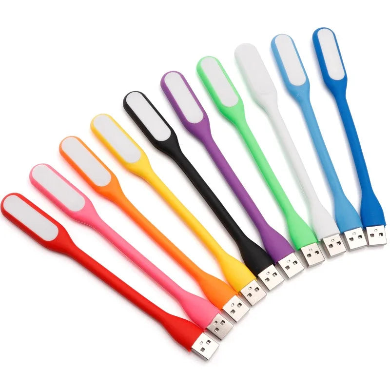 2 4PCS Mini USB LED Light Portable Book Reading Light LED