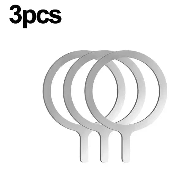 Universal iPhone Wireless Charging Cellphone Round Metal Plate Ring