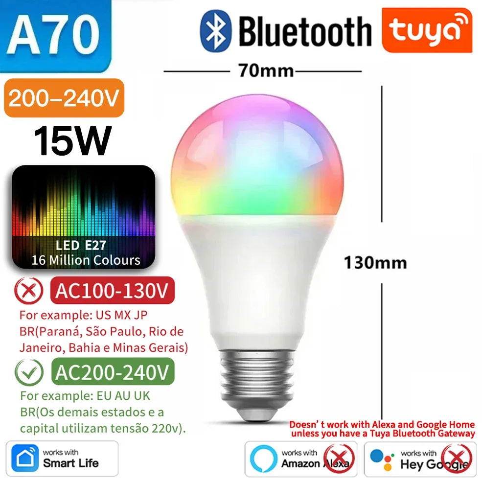TNCE Tuya E27 Bulb Bluetooth/WIFI/Zigbee