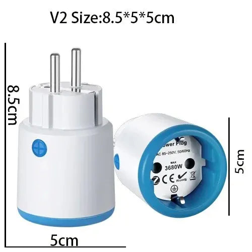 Tuya Smart Zigbee Plug Socket 3680W 16A
