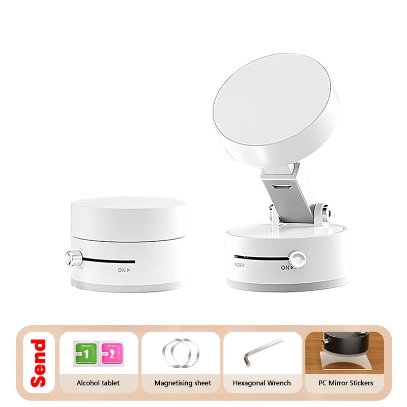 Mini Vacuum Magnetic Suction Cup Holder