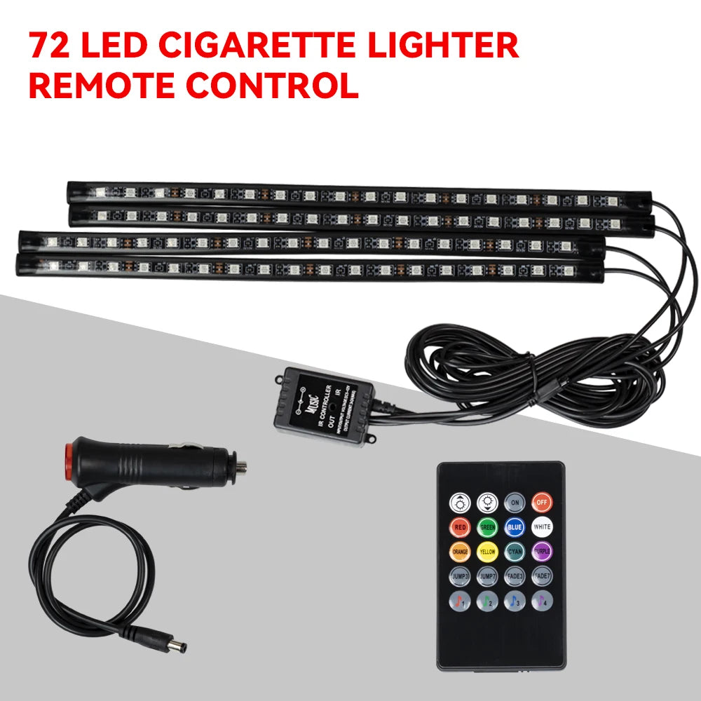 Neon 36 48 72 LED Car