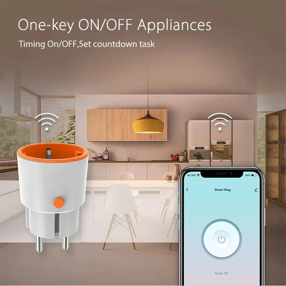 Tuya Smart Zigbee Plug Socket 3680W 16A