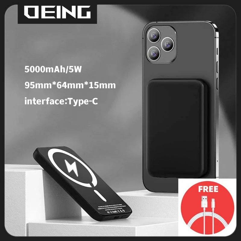Magnetic Powerbank Wireless Fast Charger for Apple