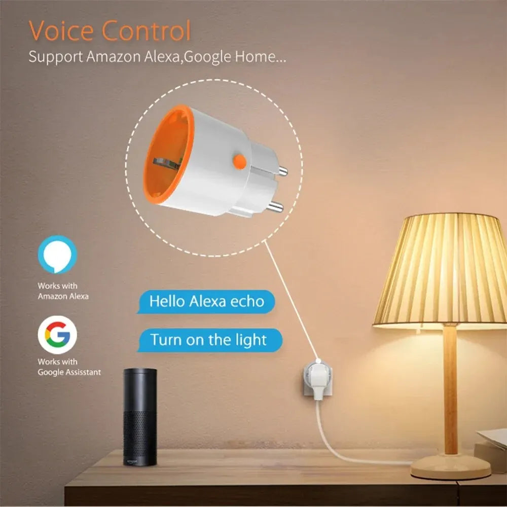 Tuya Smart Zigbee Plug Socket 3680W 16A