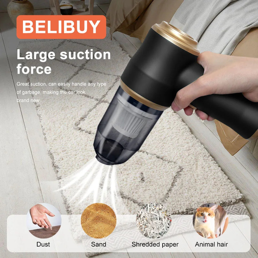BELIBUY Wireless Car Vacuum Cleaner